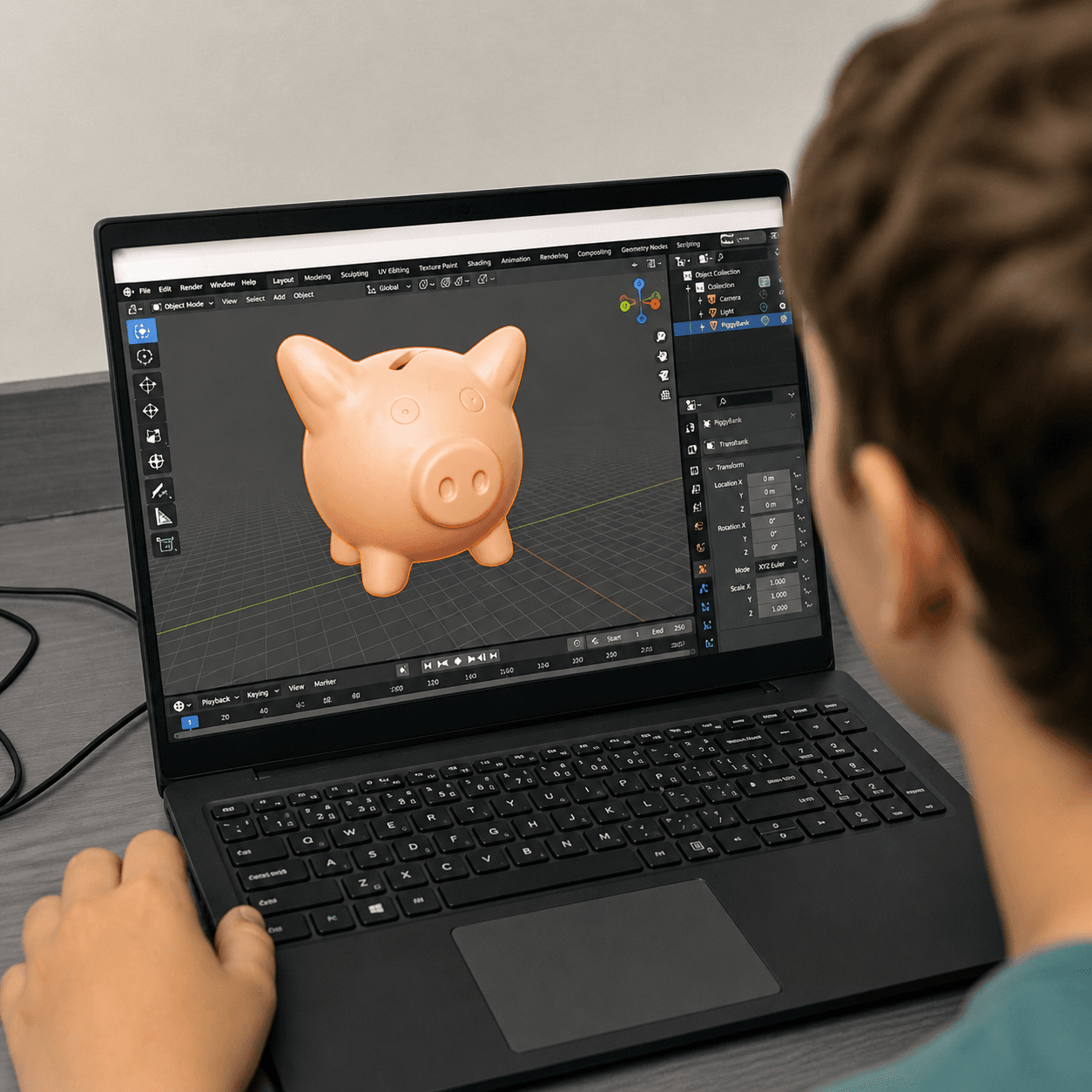 3D Modeling with Blender