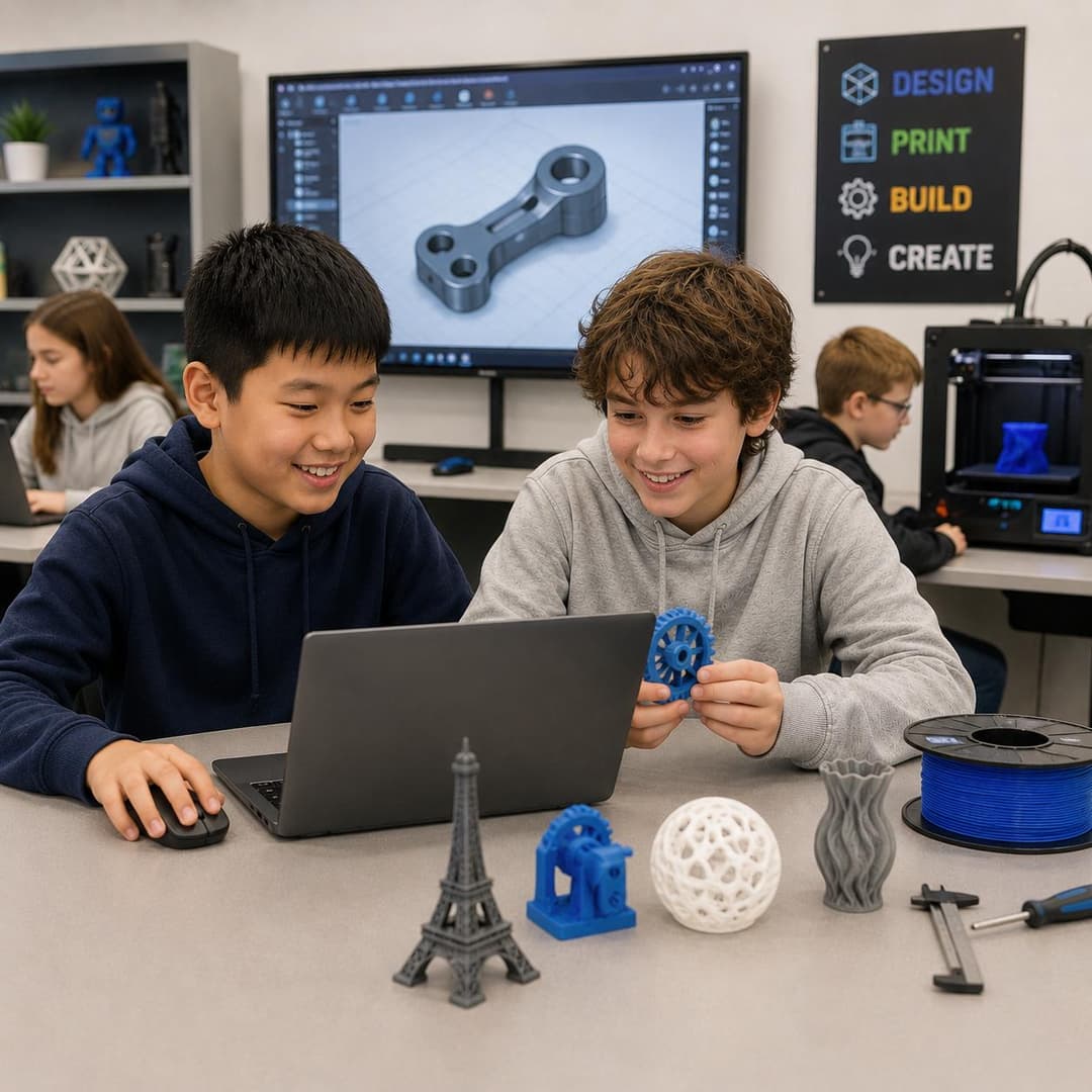 3D CAD Design, & Printing (Full Day)